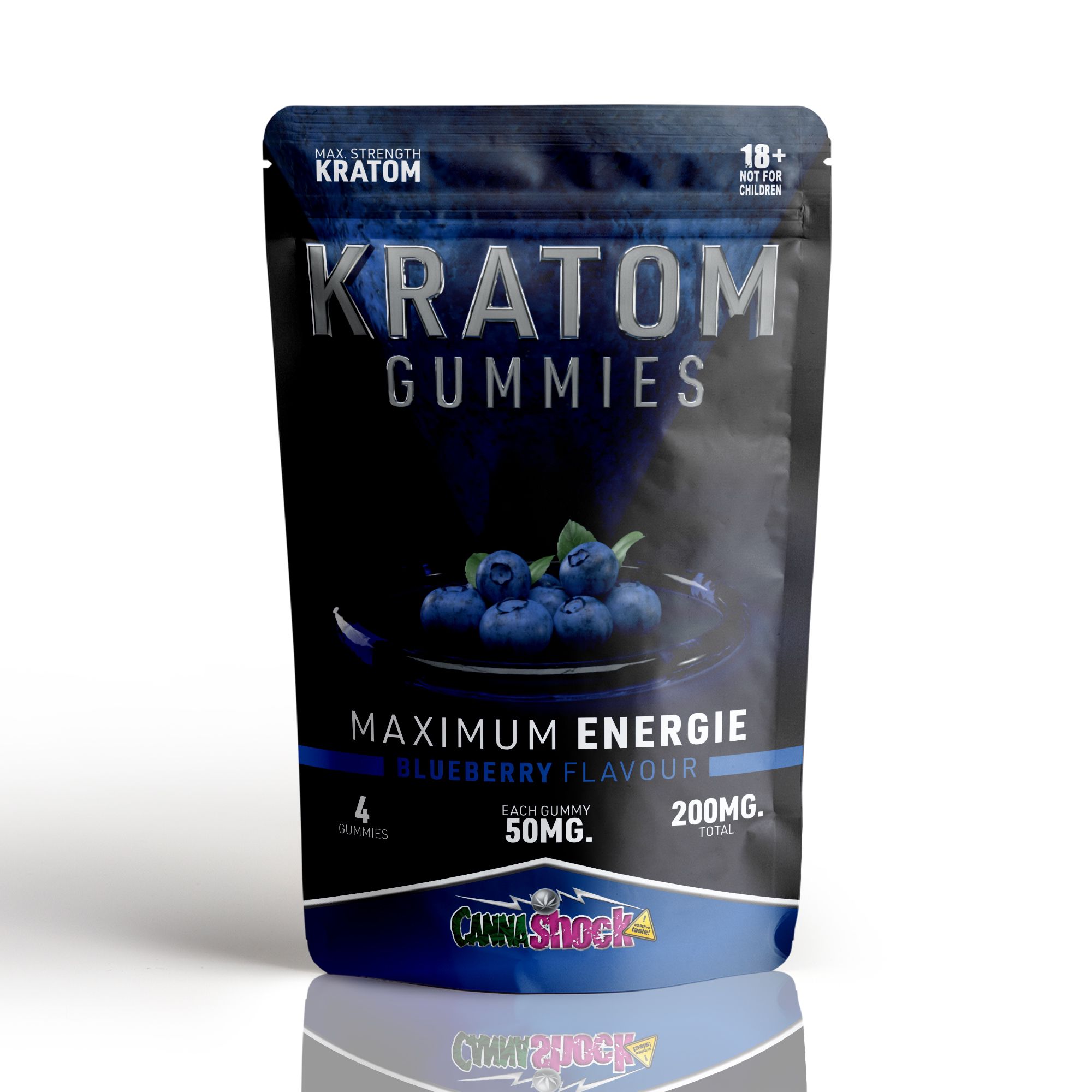 KRATOM Gummy Blueberry (4 pcs)