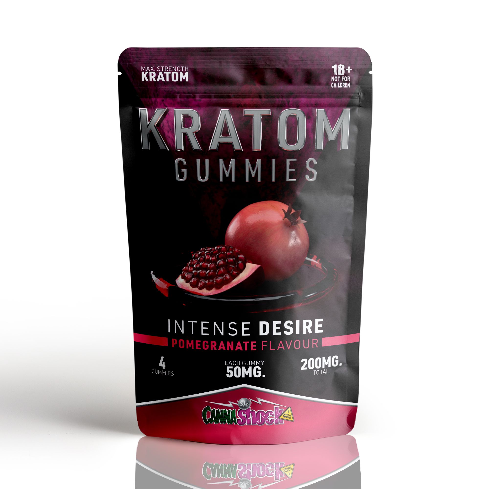 KRATOM Gummy Pomegranate (4 pcs)