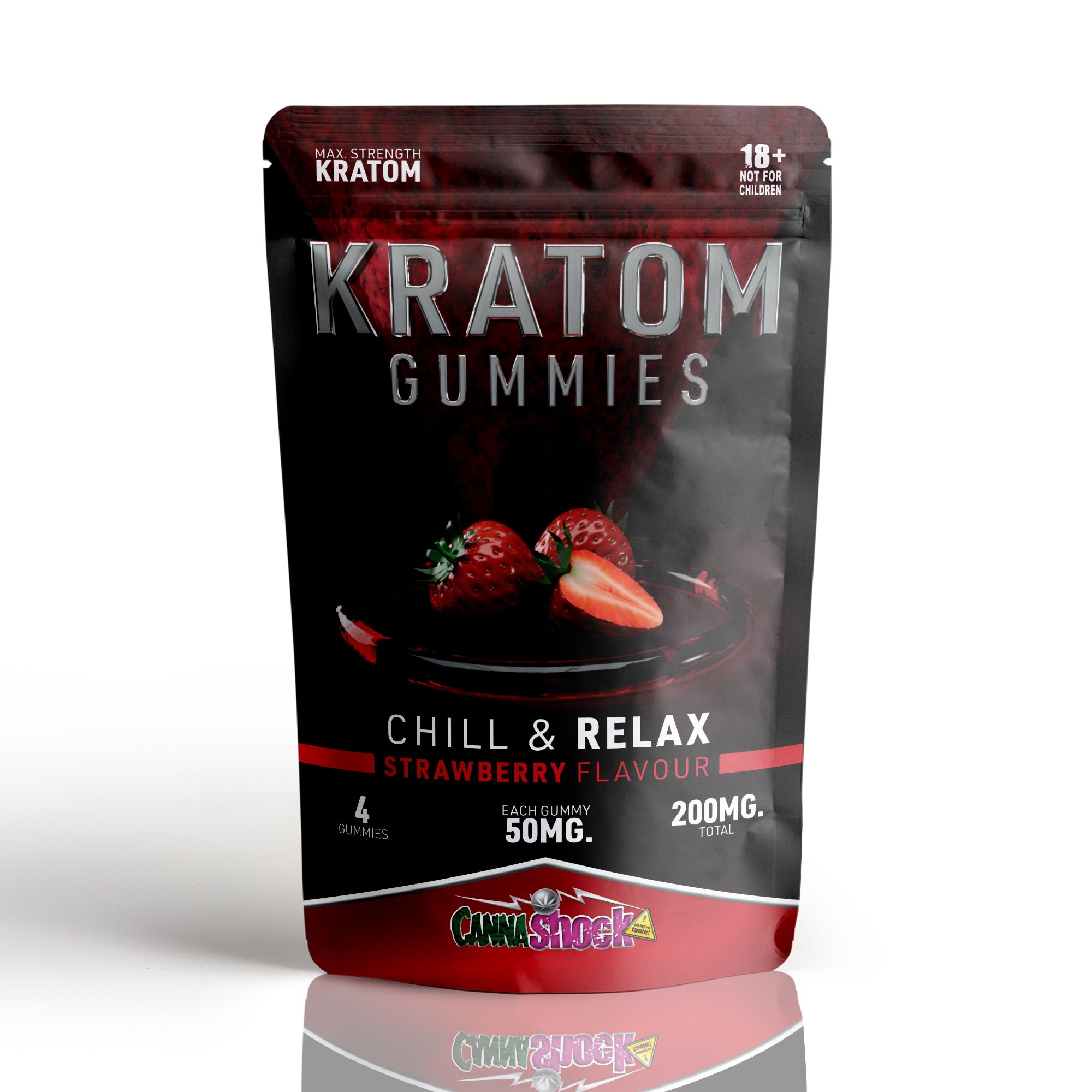KRATOM Gummy Strawberry (4 pcs)