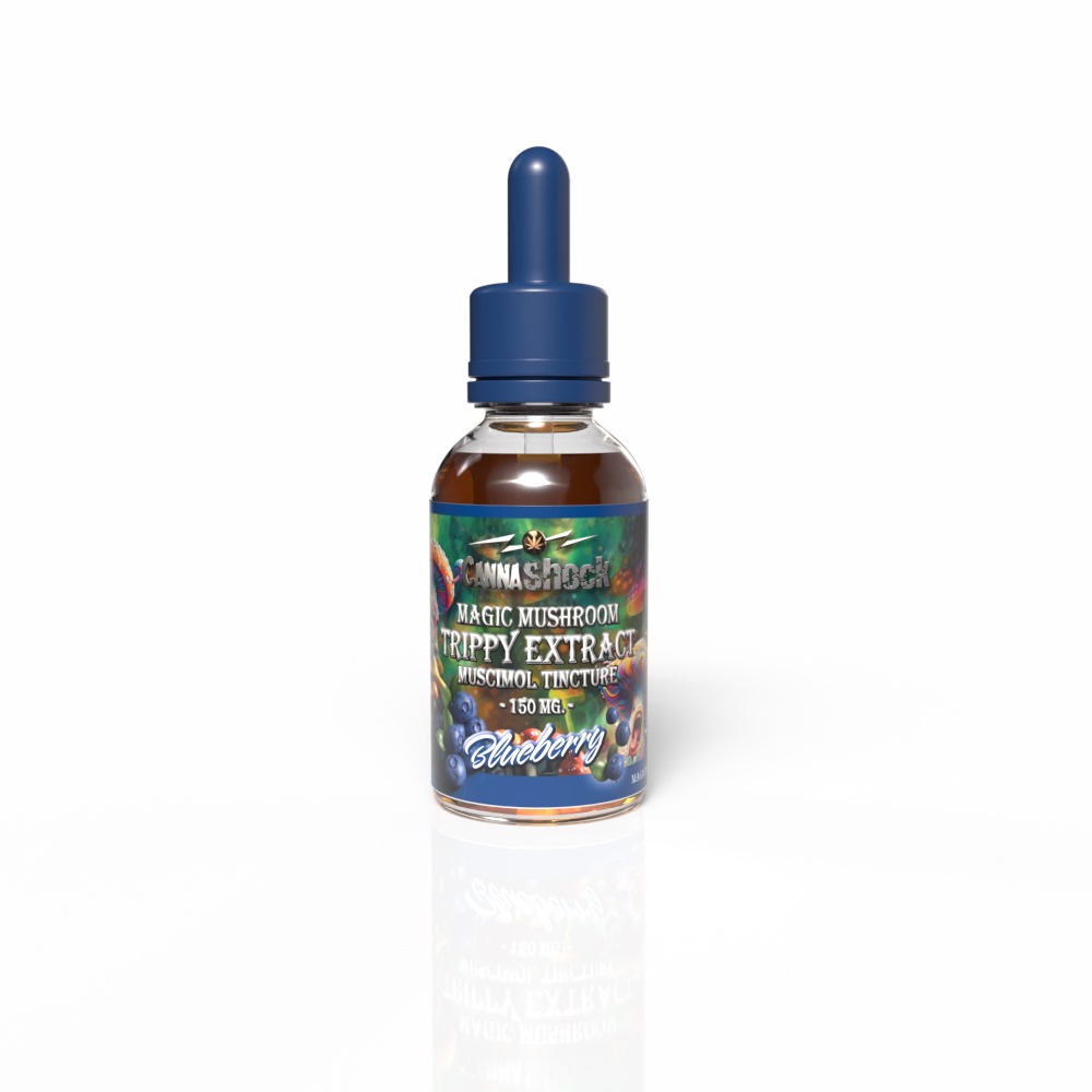 Muscimol Trippy Mushroom Extract Blueberry 150mg