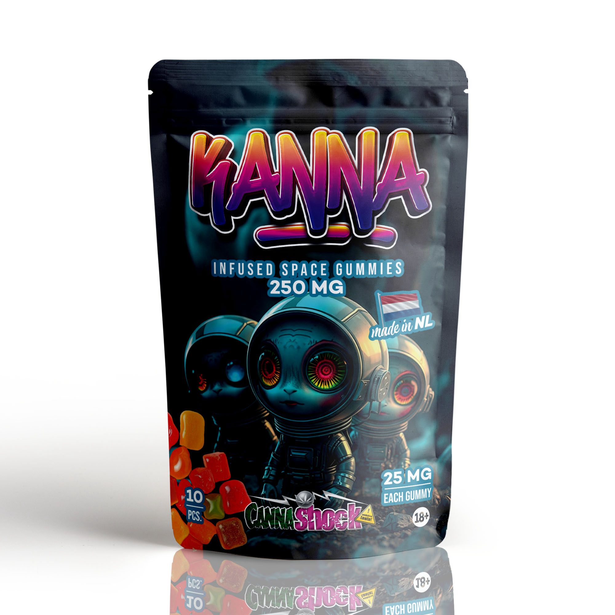 Kanna Space Gummies 250mg 10 pcs Redy For The To Be High