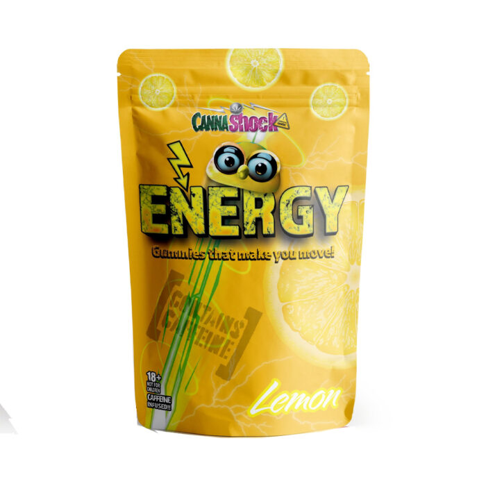 Energy Gummies Lemon 100mg 6 Piece