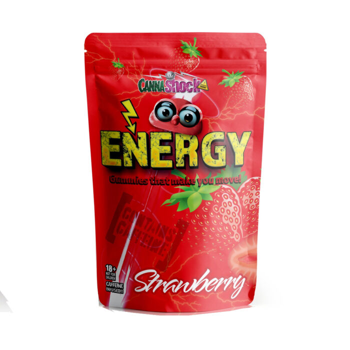 Energy Gummies Strawberry 100mg 6 Piece