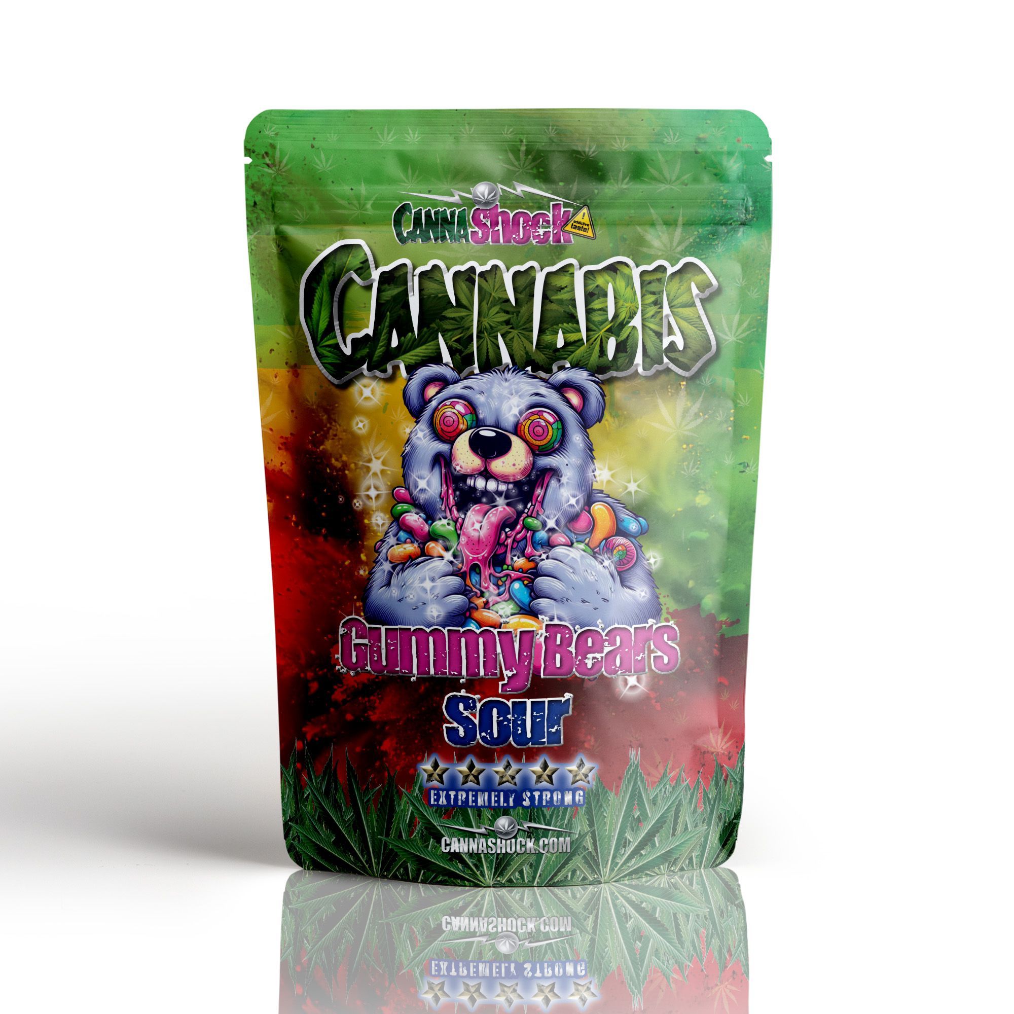 Cannabis Gummies Bears Sour 150g