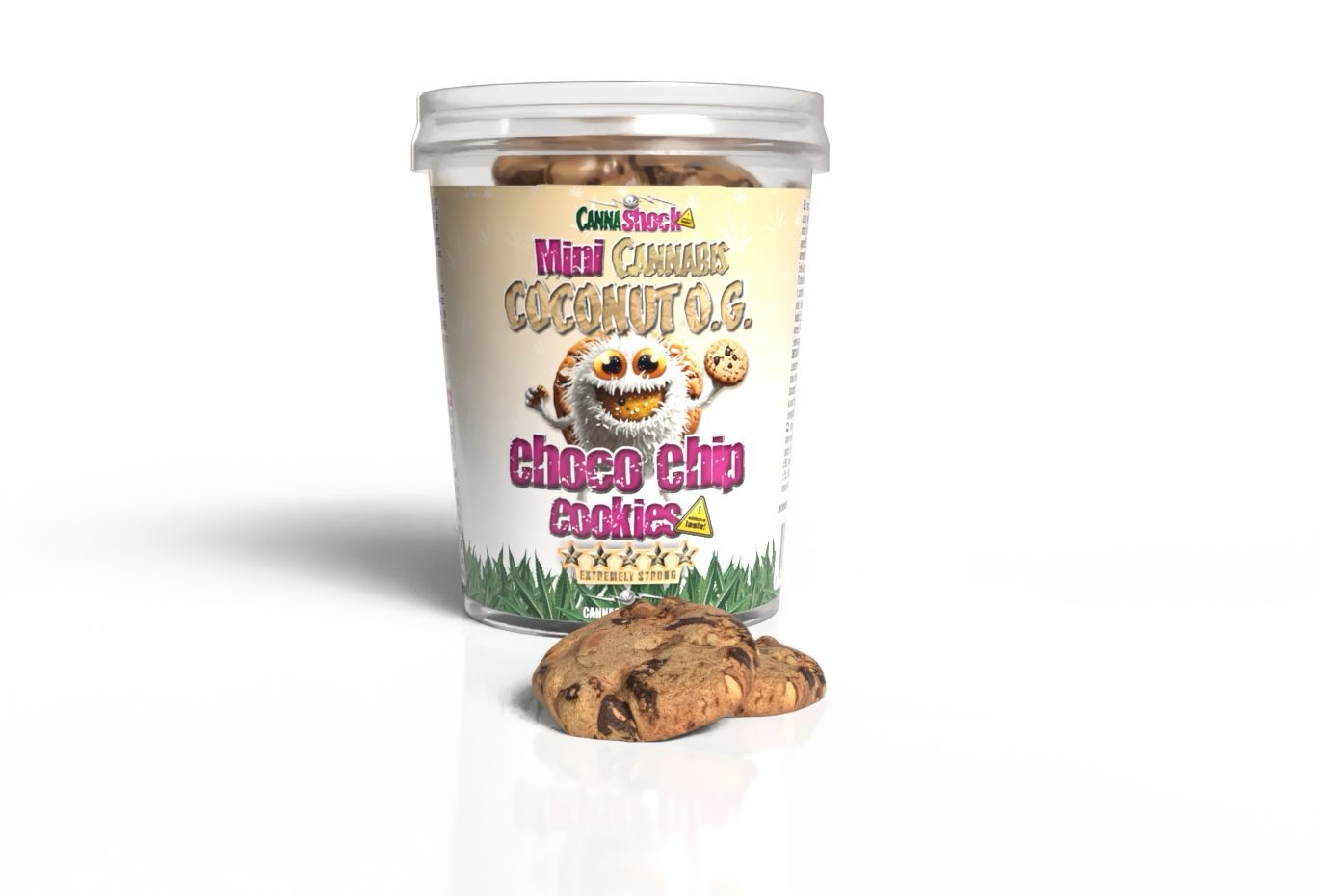 Cannabis Mini Caramello Chip Cookies (Extreme Strong) 150g