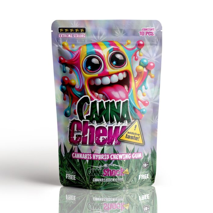 Cannabis Sativa Hybride Chewing Gum 10 Pieces. Extra Strong