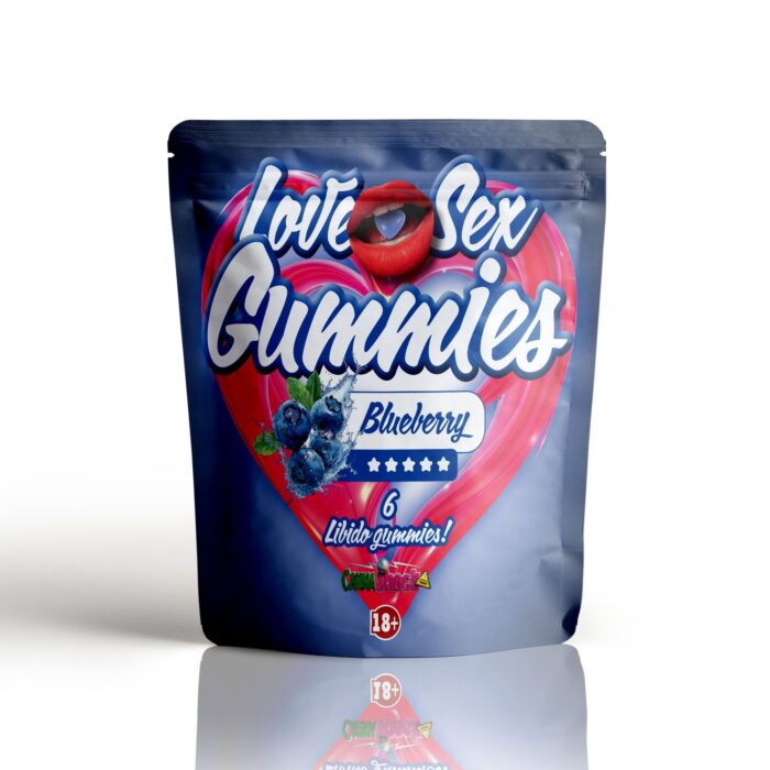 Love Sex Gummies Blueberry Libido Boost (6 Gummies Per Pouch)