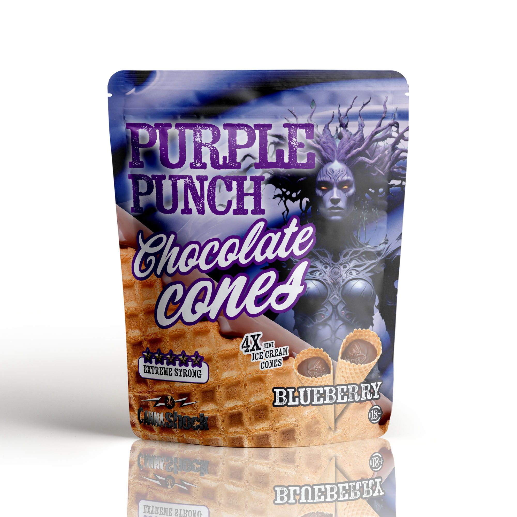 Purple Punch Chocolate Cones Blueberry X Cannabis Aroma