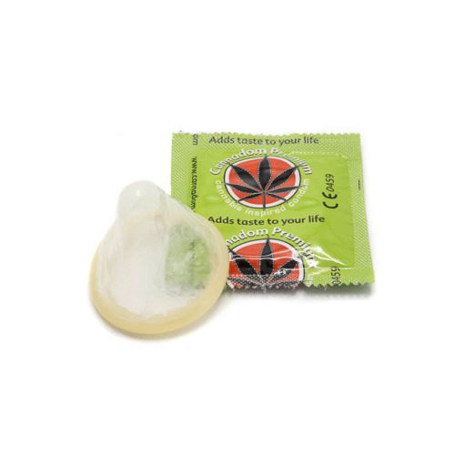 Cannadom Premium Mint Flavour Condoms 5 pcs