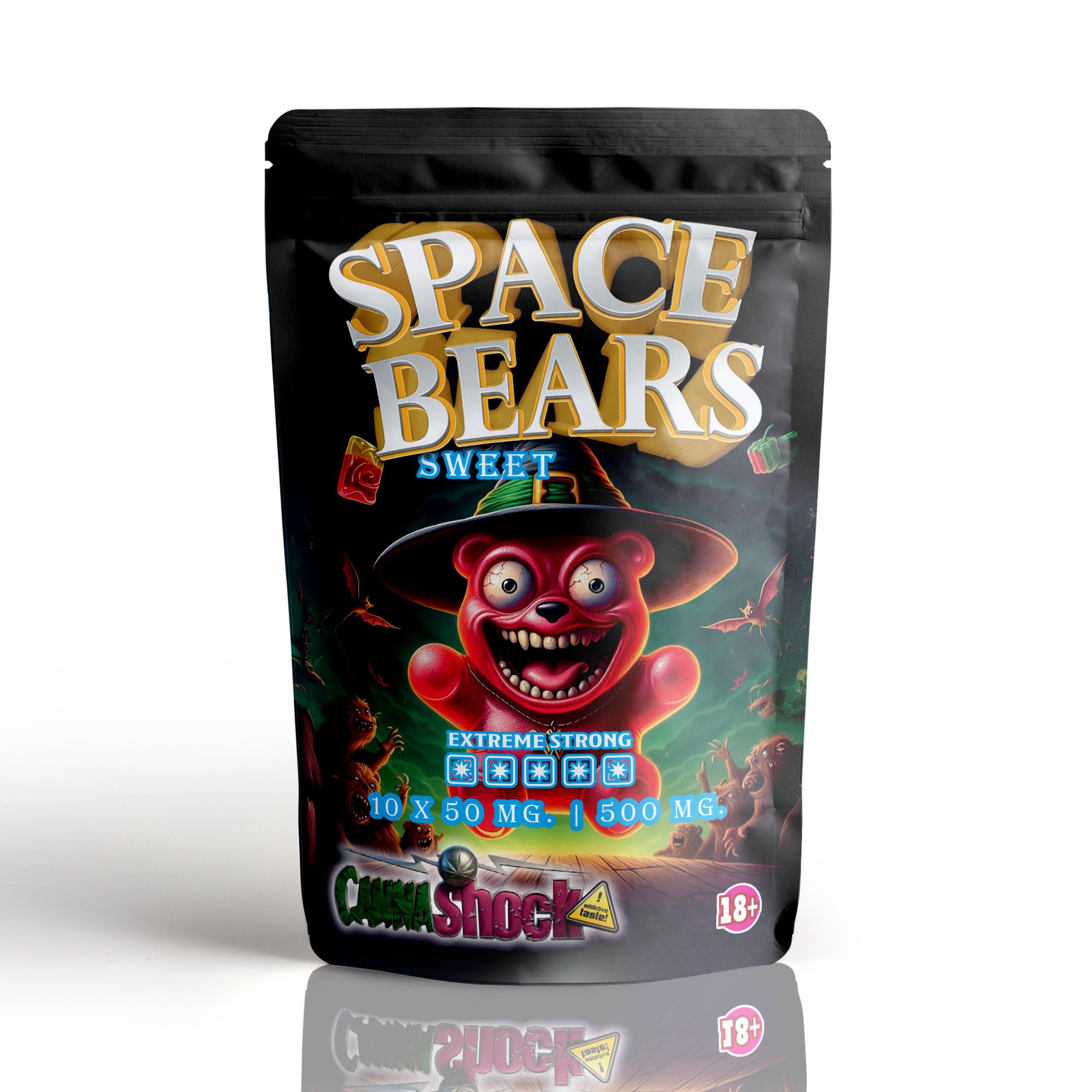 Space Gummies Bears Sweet 500mg/10 Gummies
