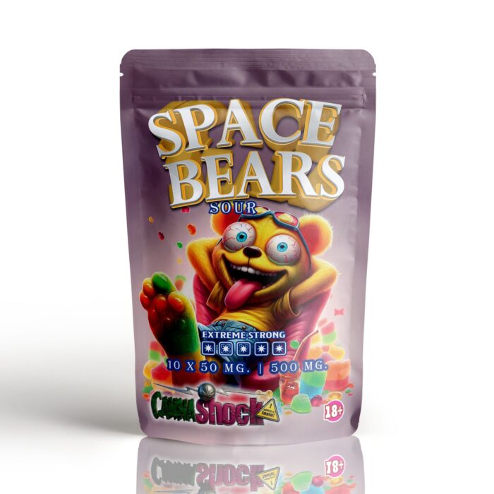Space Gummies Bears Sour 500mg/10 Gummies